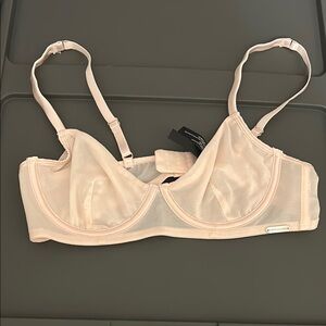 Sheer Pink Underwire Bra
